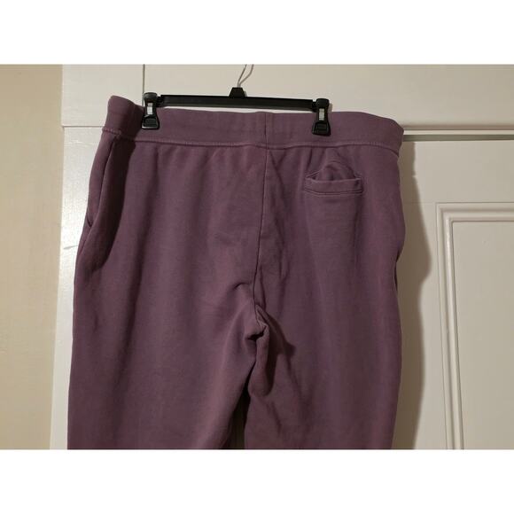 Fila Womens French Terry Jogger Black Plum Size XXL Purple Sweat Pants - Picture 6 of 9